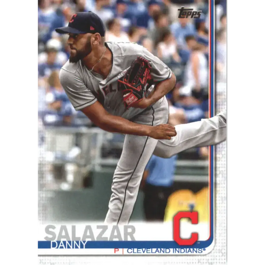 2019 Topps #673 Danny Salazar NM-MT Cleveland Indians Baseball Card - Trading Cards