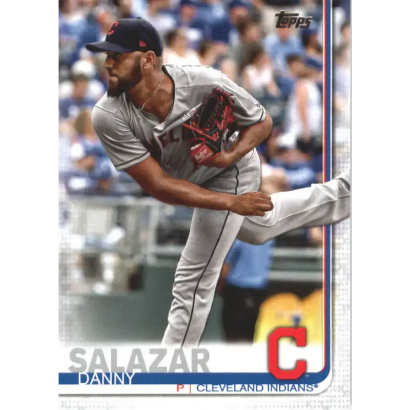 2019 Topps #673 Danny Salazar NM-MT Cleveland Indians Baseball Card - Baseball Card Single
