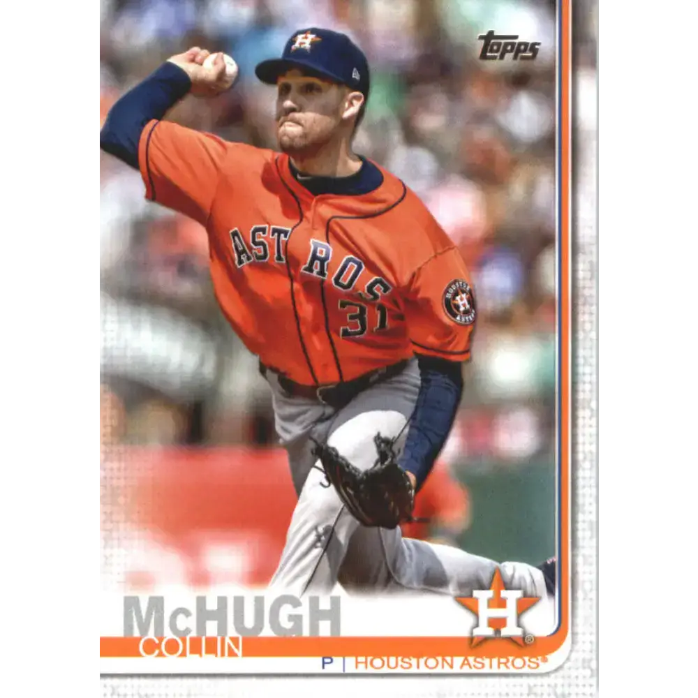 2019 Topps #674 Collin McHugh NM-MT Houston Astros Baseball Card - Baseball Card