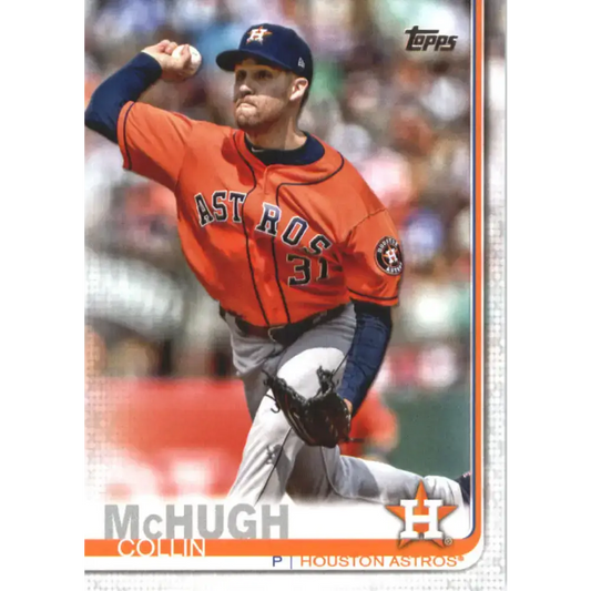 2019 Topps #674 Collin McHugh NM-MT Houston Astros Baseball Card - Baseball Card