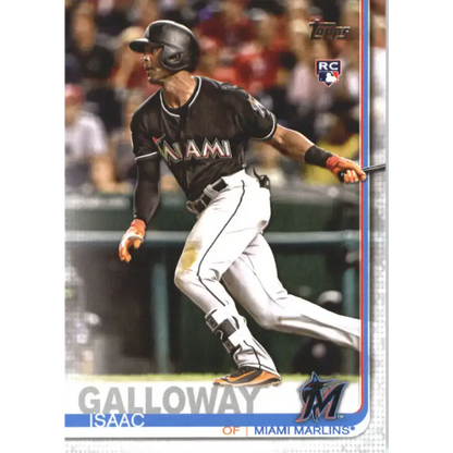 2019 Topps #683 Isaac Galloway NM-MT RC Rookie Miami Marlins Baseball Card