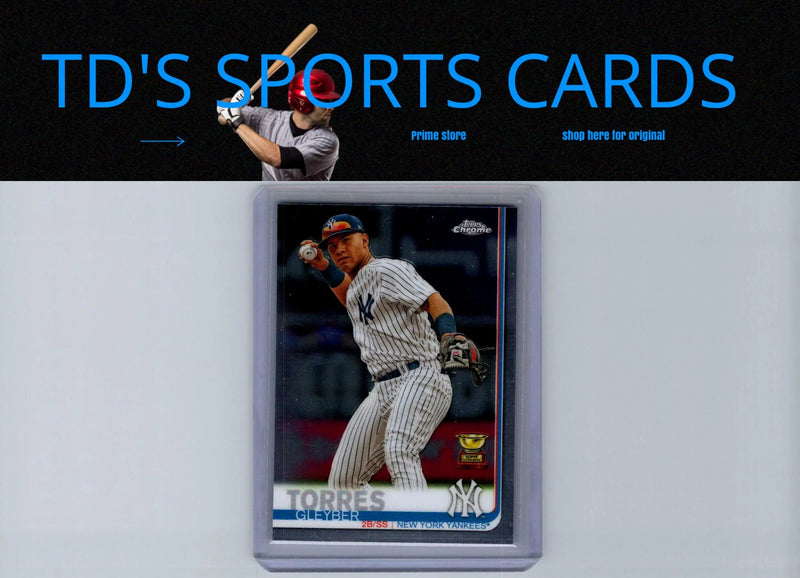 Yankees baseball card featuring Gleyber Torres from 2019 Topps All-Star Game set