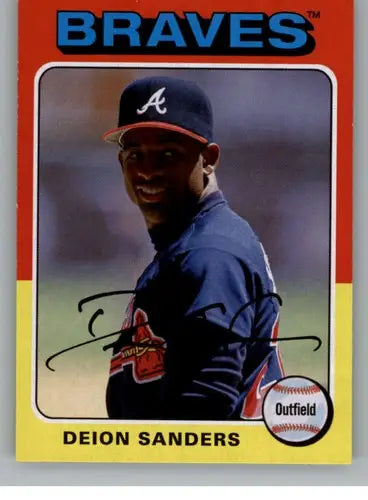 2019 Topps Archives #142 Deion Sanders NM-MT Braves - Baseball Card Single