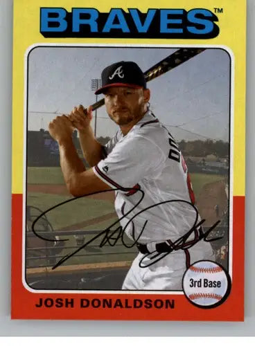 2019 Topps Archives #177 Josh Donaldson NM-MT Braves - Baseball Card Single