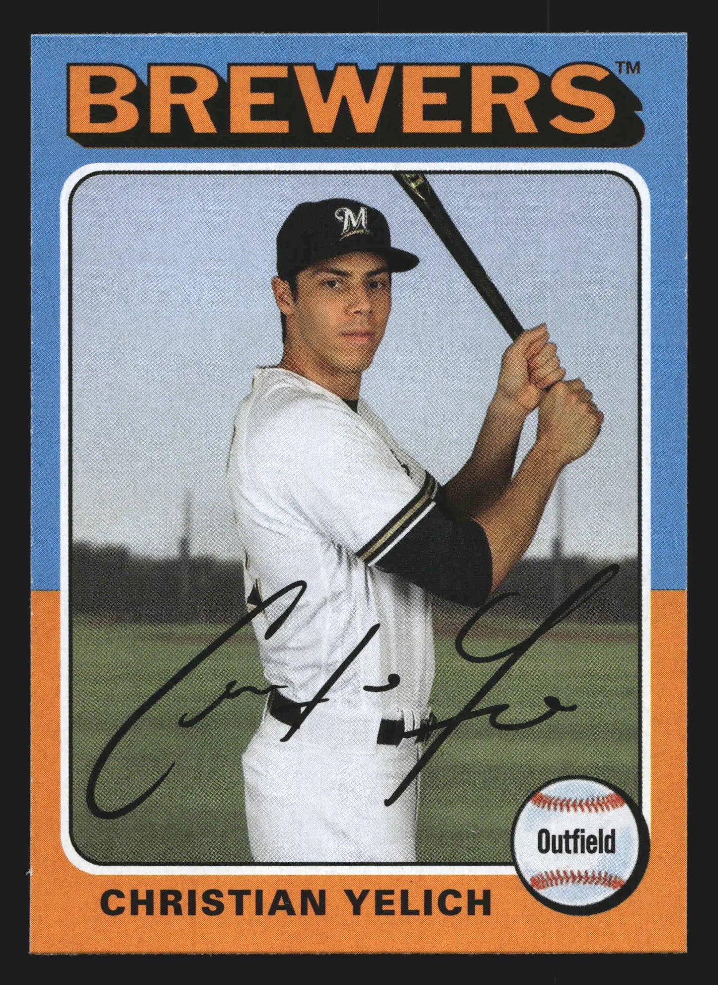 2019 Topps Archives #194 Christian Yelich Milwaukee Brewers - Baseball Card Single