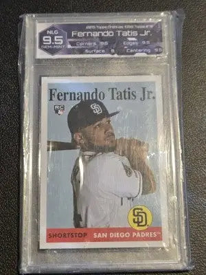 2019 Topps Archives #75 Fernando Tatis Jr. NLG graded with 9.5 - Baseball Card Single