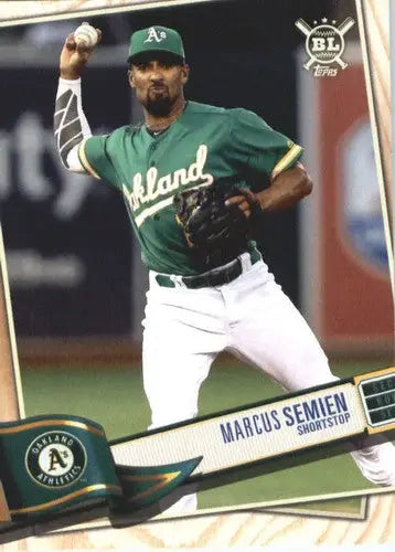 2019 Topps Big League Marcus Semien baseball card Athletics NM-MT collectible