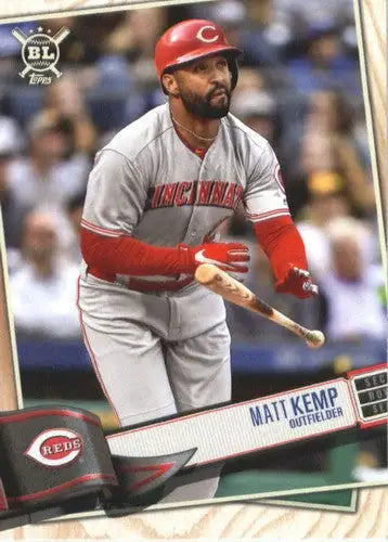 Original gloss Baseball card from Topps Big League 2019 Matt Kemp Reds NM-MT