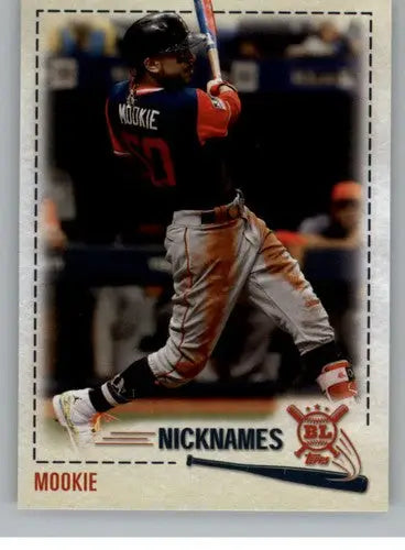 2019 Topps Big League Players Weekend Nicknames #PW-21 Mookie Betts NM-MT Red So - Baseball Card Single