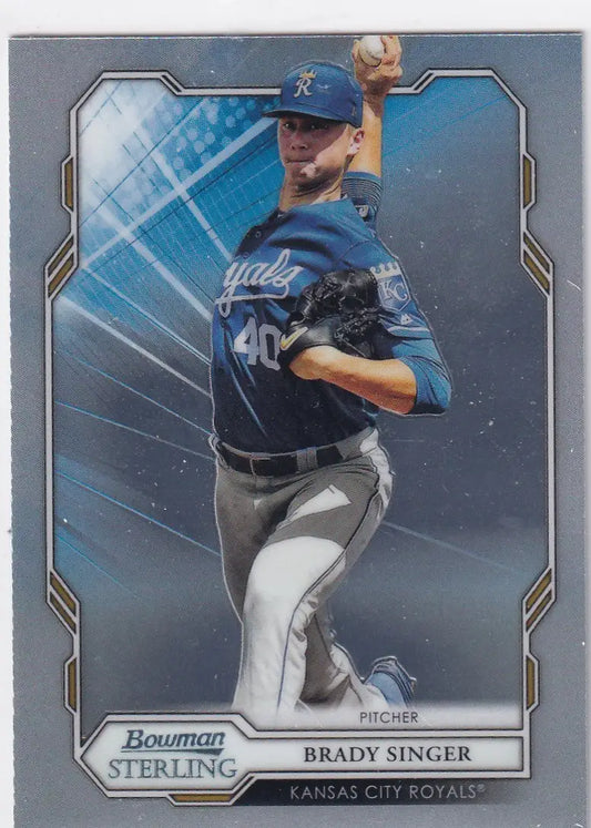 2019 TOPPS BOWMAN STERLING #BPR-48 BRADY SINGER- KANSAS CITY ROYALS - Baseball Card Single