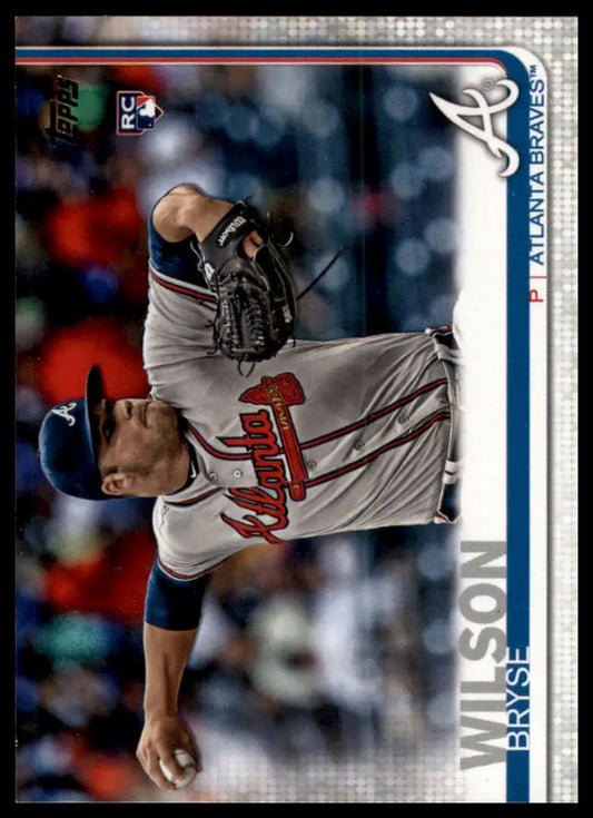 2019 Topps Bryse Wilson RC 641 Atlanta Braves NM - Baseball Card Single