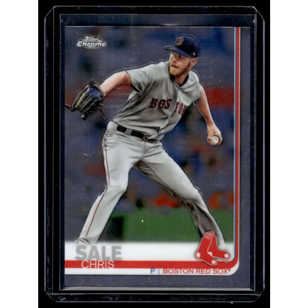 2019 Topps Chrome #165 Chris Sale NM-MT Boston Red Sox Baseball Card - Baseball Card Single