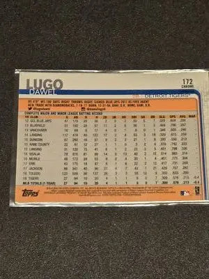 2019 Topps Chrome #172 Dawel Lugo Pink Refractor - Baseball Card Single
