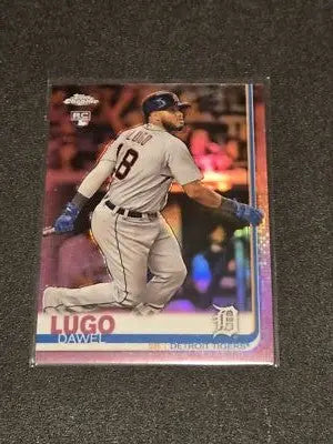 2019 Topps Chrome #172 Dawel Lugo Pink Refractor - Baseball Card Single