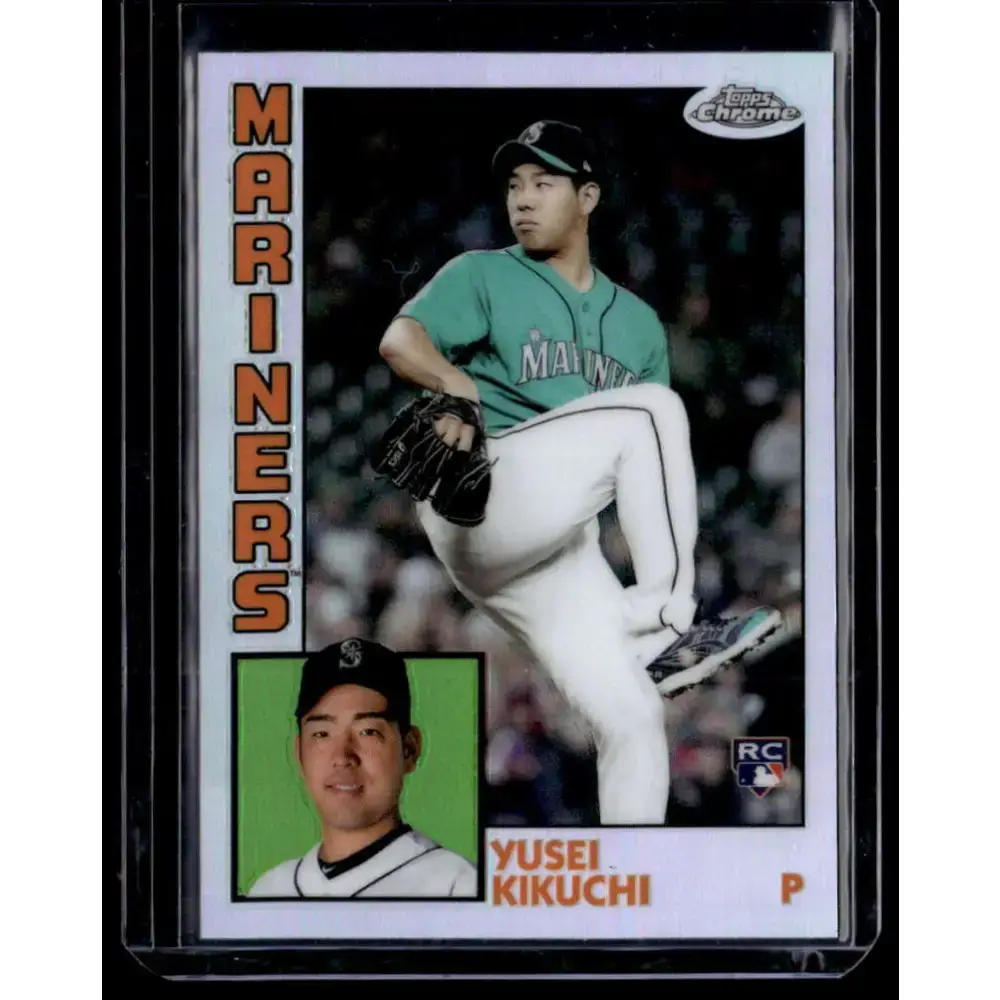 2019 Topps Chrome #84TC-19 Yusei Kikuchi 1984 Topps Baseball NM-MT - Baseball Card Single