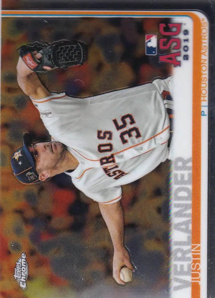 2019 Topps Chrome #85 Justin Verlander -- Houston Astros