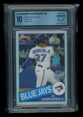 2019 Topps Chrome ’85 Topps Vladimir Guerrero Jr. #85TC-6 Baseball Arena Club 10 - Baseball Card Single