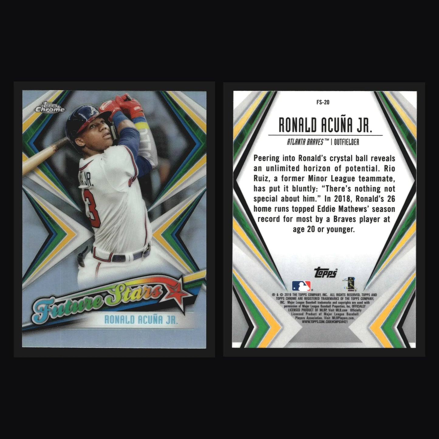 2019 Topps Chrome #FS-20 Ronald Acuna Jr. Atlanta Braves - Baseball Card Single