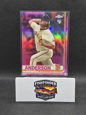 2019 Topps Chrome Update Series - Shaun Anderson #46 Pink Refractor (RC) - Baseball Card Single