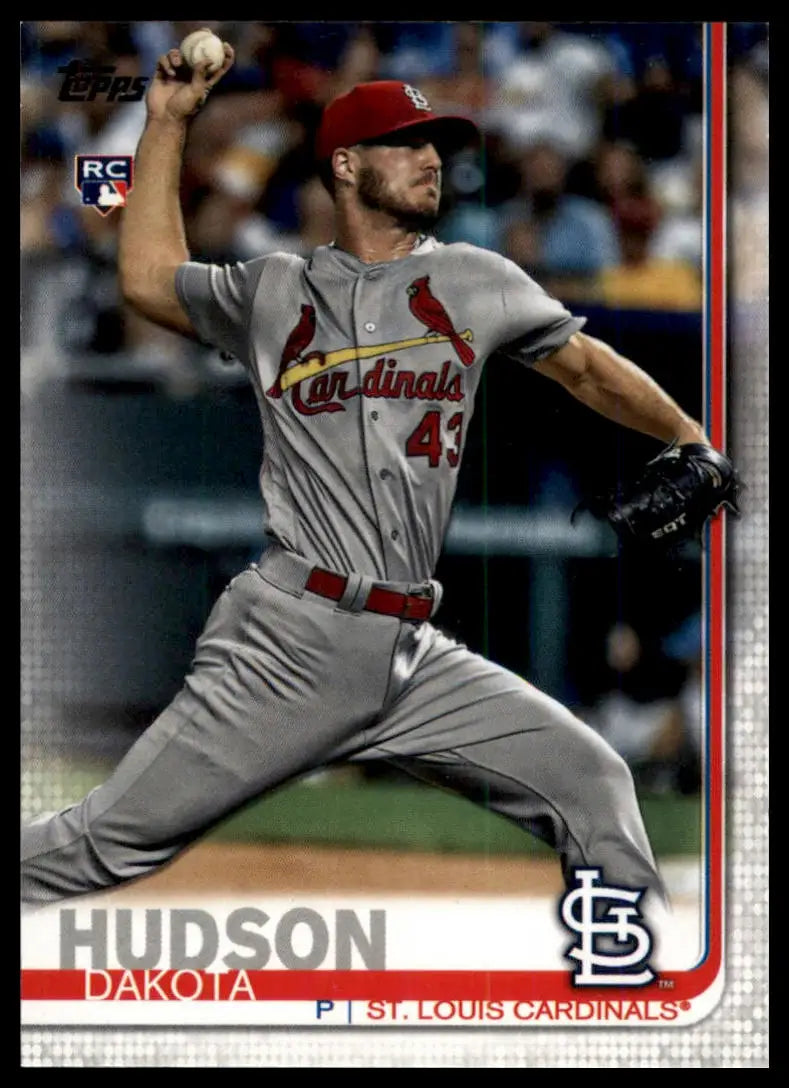 2019 Topps Dakota Hudson RC 697 St. Louis Cardinals NM - Baseball Card Single