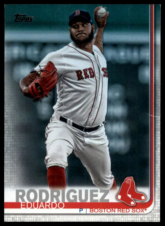 2019 Topps Eduardo Rodriguez 461 Boston Red Sox NM - Baseball Card Single
