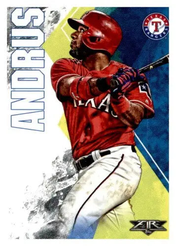 Baseball card featuring Elvis Andrus with original gloss, Elvis Andrus NM-MT Rangers