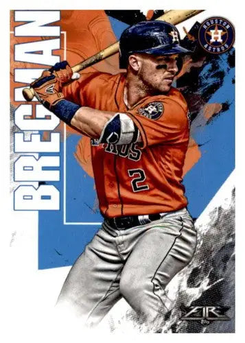 2019 Topps Fire #72 Alex Bregman NM-MT Astros - Baseball Card Single