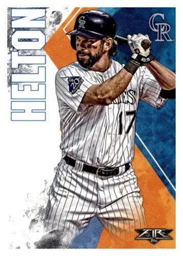 2019 Topps Fire #92 Todd Helton NM-MT Rockies - Baseball Card Single