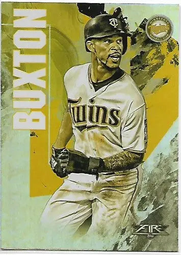 2019 Topps Fire Gold Mint #123 Byron Buxton NM-MT Twins - Baseball Card Single
