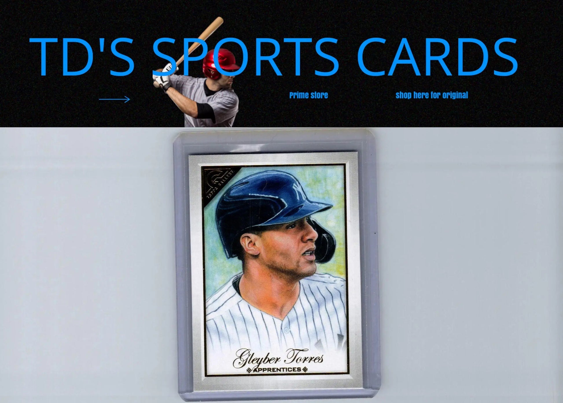 Gleyber Torres baseball card from Topps Gallery 2019 product