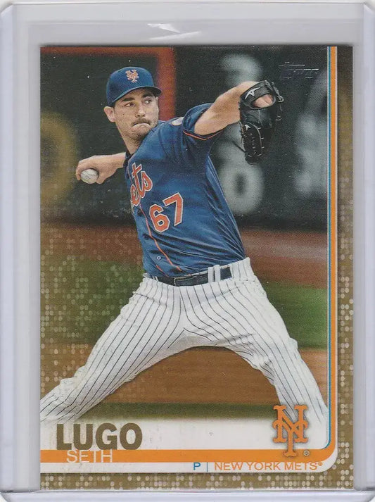 2019 Topps Gold #237 Seth Lugo New York Mets 854/2019