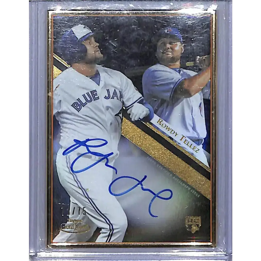 2019 Topps Gold Labeled Frame #GLA-RT Rowdy Tellez NM-MT Auto 72/75 Toronto Blue Jays