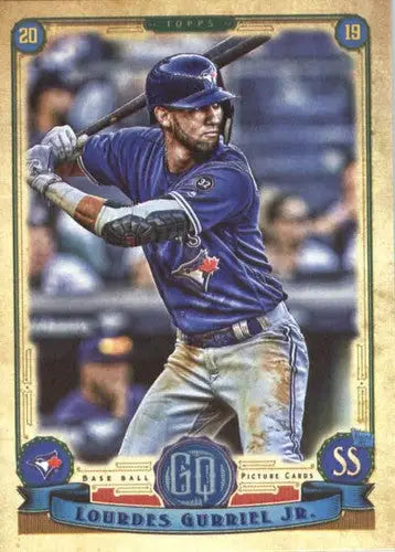 Original gloss 2019 Topps Gypsy Queen Lourdes Gurriel Jr. Blue Jays baseball card
