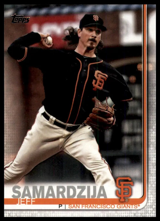 2019 Topps Jeff Samardzija 574 San Francisco Giants NM - Baseball Card Single