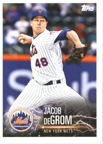 2019 Topps MLB Stickers #195 Jacob deGrom/Stephen Strasburg NM-MT - Baseball Card Single