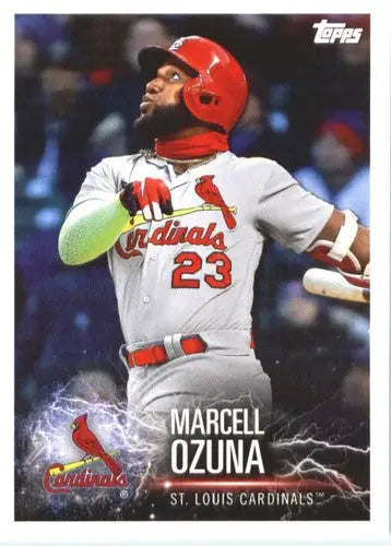 2019 Topps MLB Stickers #230 Marcell Ozuna/David Peralta NM-MT - Baseball Card Single