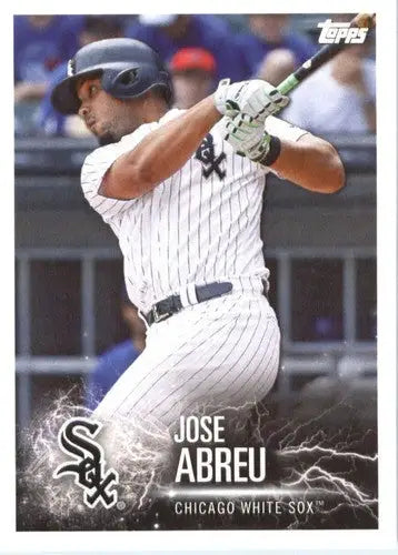 2019 Topps MLB Stickers baseball card featuring Jose Abreu and Paul Goldschmidt