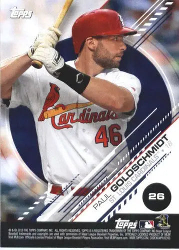 2019 Topps MLB Stickers Paul Goldschmidt baseball card in MLB stickers collection