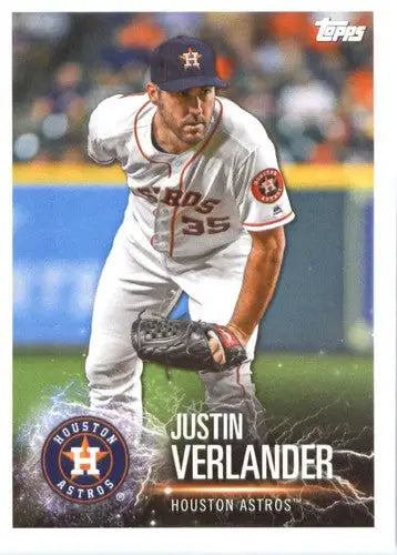 2019 Topps MLB Stickers #42 Justin Verlander NM-MT Astros ID:24537 - Baseball Card Single