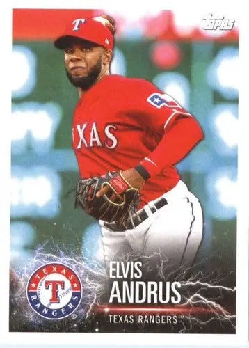 2019 Topps MLB Stickers #92 Elvis Andrus/Ozzie Albies NM-MT - Baseball Card Single