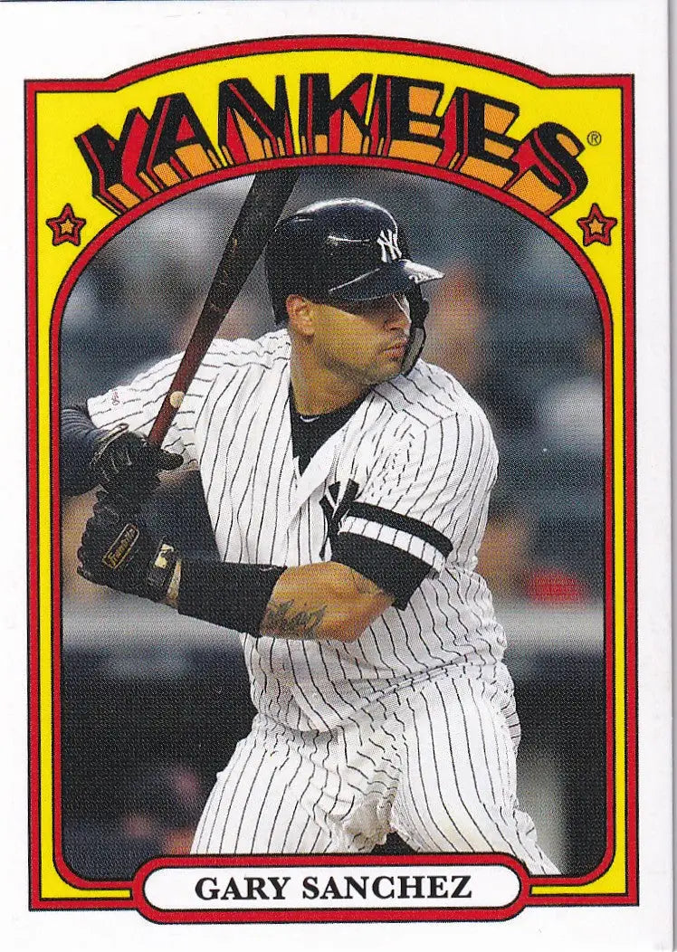 2019 TOPPS NOW THROW BACK THURSDAY TBT #134 GARY SANCHEZ- NEW YORK YANKEES - Baseball Card Single