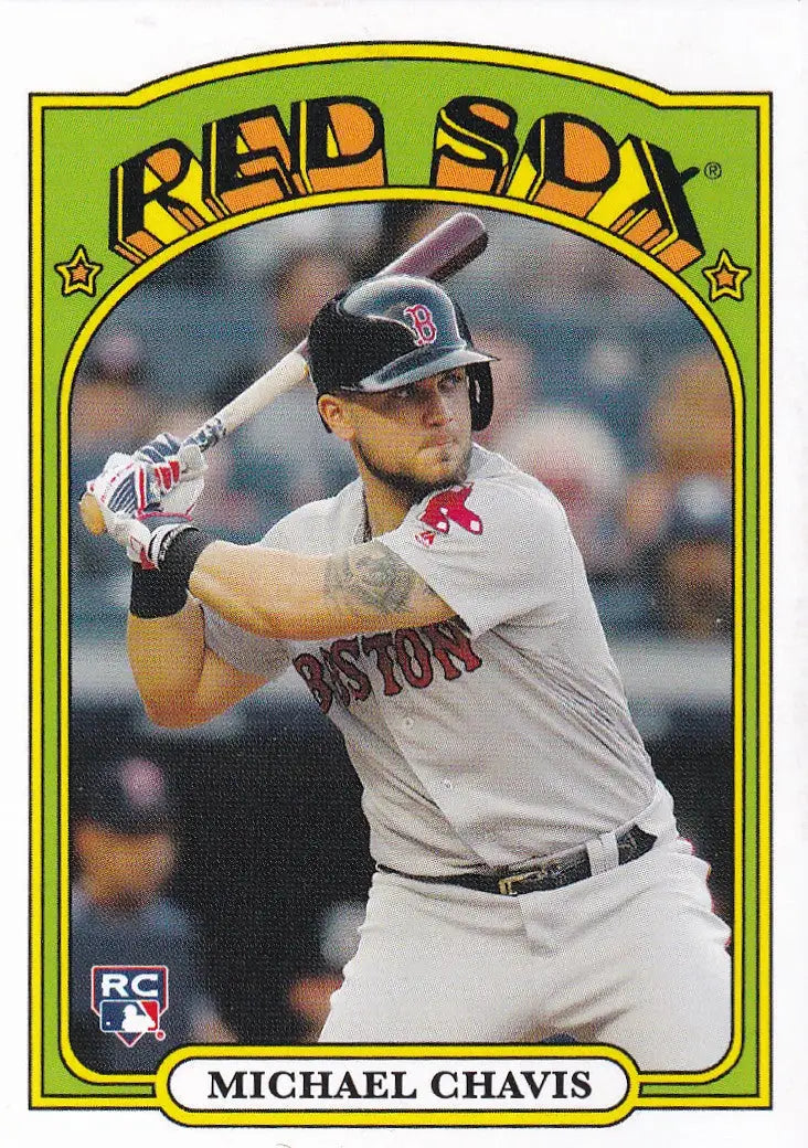 2019 TOPPS NOW THROW BACK THURSDAY TBT #135 MICHAEL CHAVIS- BOSTON RED SOX - Baseball Card Single