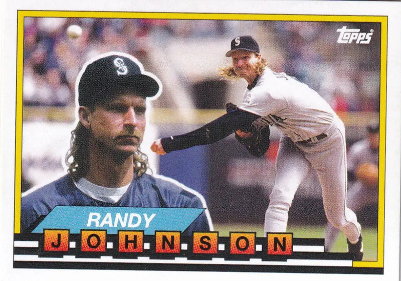 2019 TOPPS NOW THROW BACK THURSDAY TBT #15 RANDY JOHNSON- SEATTLE MARINERS - Baseball Card Single