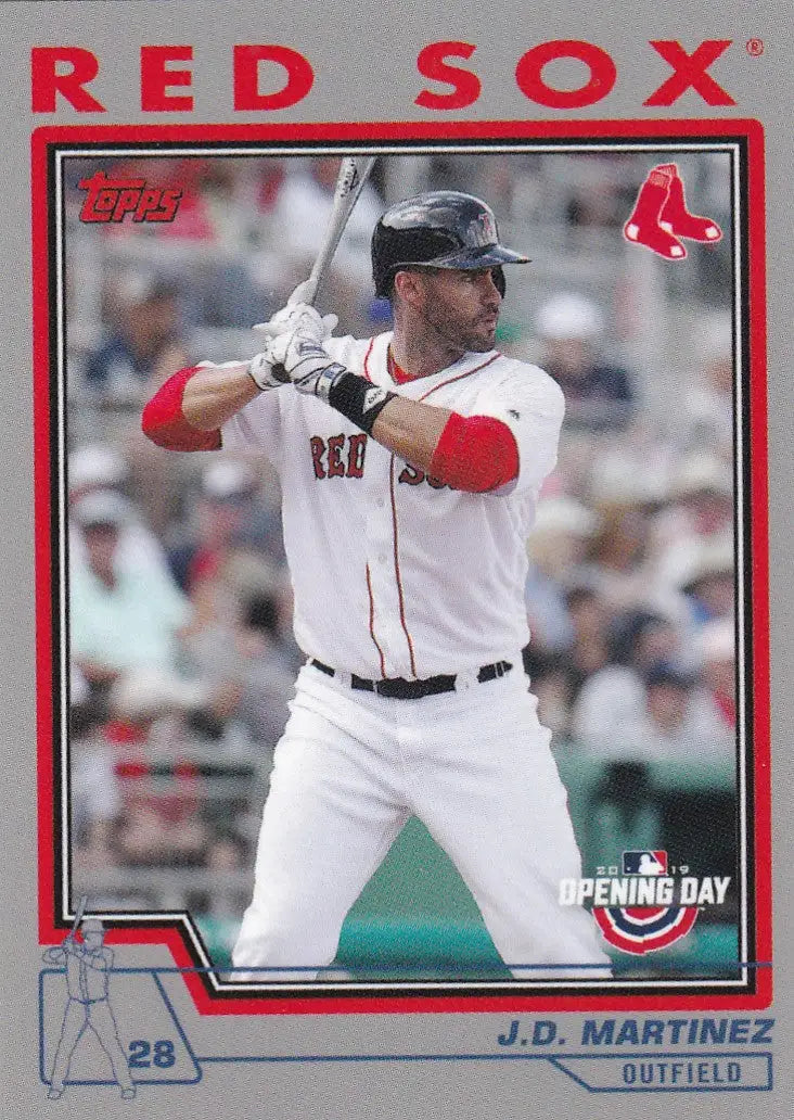 2019 TOPPS NOW THROW BACK THURSDAY TBT #76 JD MARTINEZ- BOSTON RED SOX - Baseball Card Single