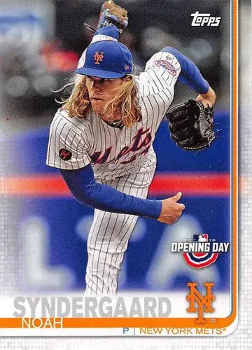 2019 Topps Opening Day Noah Syndergaard baseball card Mets NM-MT