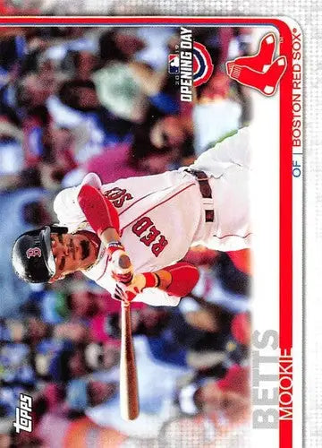 2019 Topps Opening Day Mookie Betts baseball card Red Sox NM-MT collectible