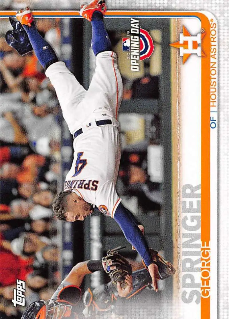 2019 Topps Opening Day #40 George Springer NM-MT Astros ID:19881 - Baseball Card Single