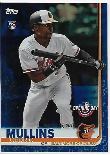 2019 Topps Opening Day Blue Foil #76 Cedric Mullins NM-MT Orioles - Baseball Card Single