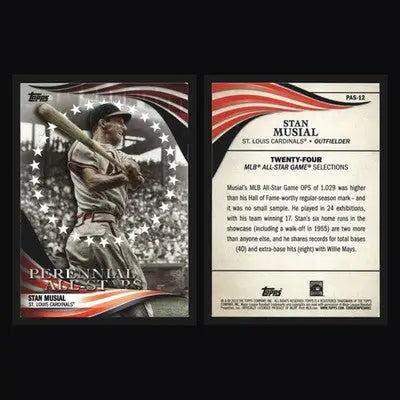 2019 Topps Perennial All-Stars Stan Musial #PAS-12 Cardinals HOF - Baseball Card Single