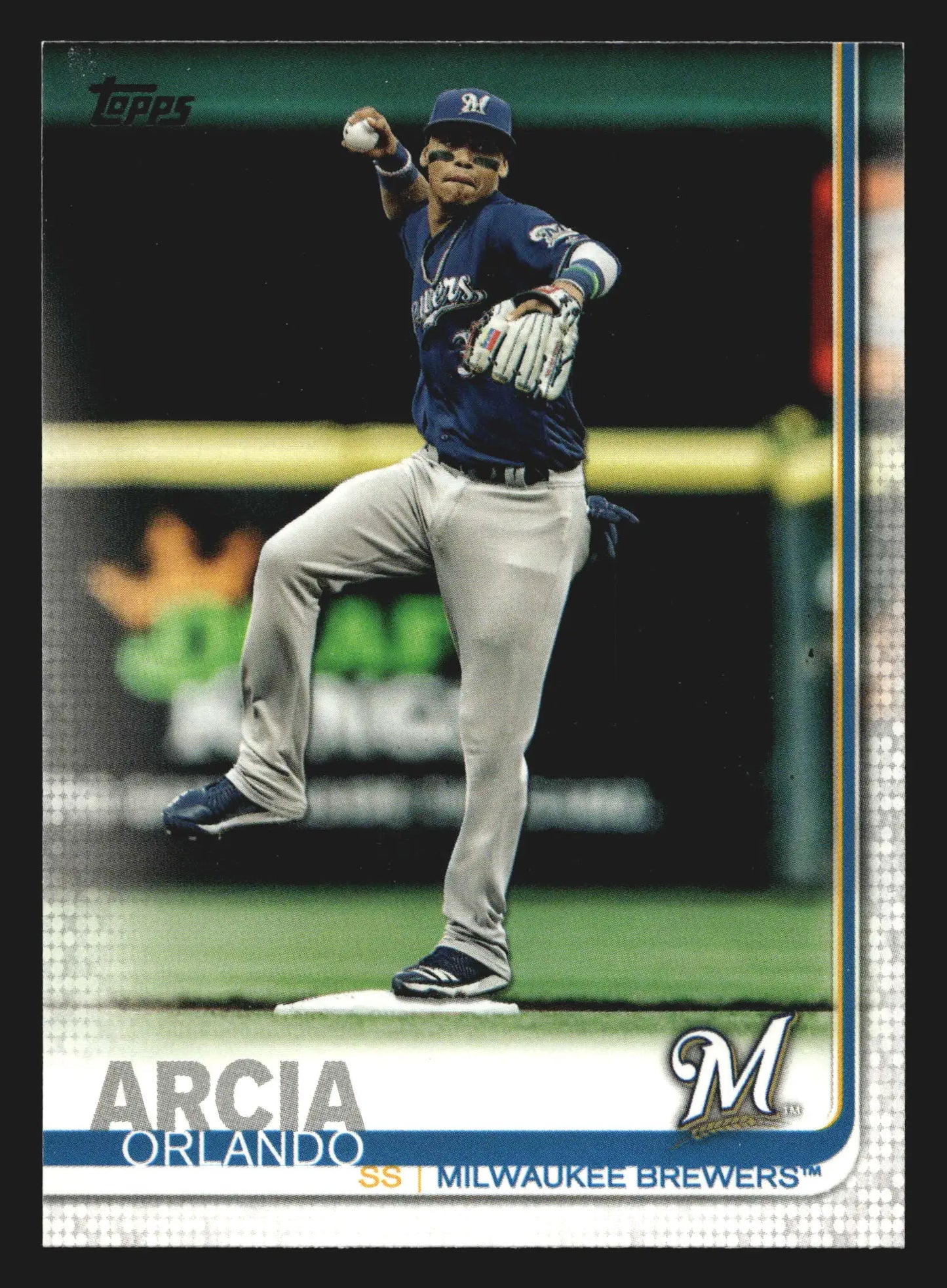 2019 Topps Series 1 #272 Orlando Arcia Milwaukee Brewers - Baseball Card Single